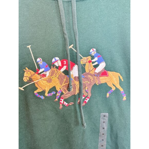Polo Ralph Lauren Triple-Pony Fleece Hoodie NWT - Size M - Picture 9 of 9